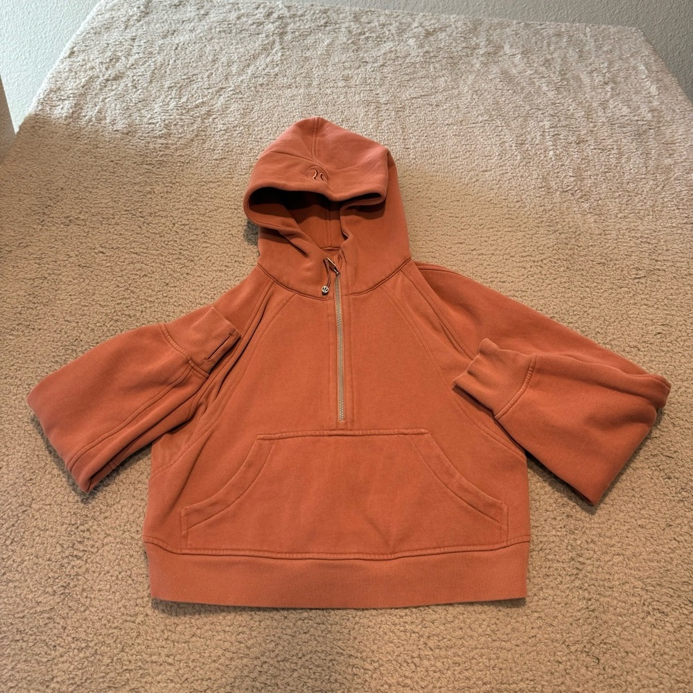 Lululemon Scuba Oversized Half-Zip Hoodie Roasted brown Size XS/S